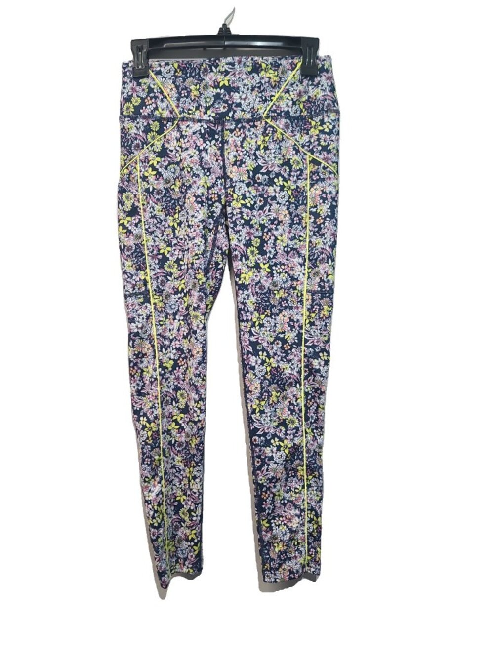 Free People FP Movement Eden Printed Leggings S Blue Floral